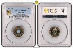 2022-C $2 Peacekeeping Colorized MS68