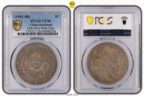 (1901-08) $1 LM-345A Wide Face VF30
