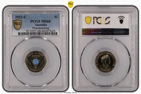 2022-C $2 Peacekeeping Colorized MS68