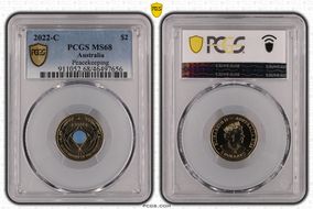 2022-C $2 Peacekeeping Colorized MS68