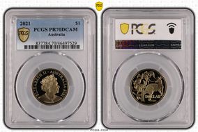 2021 $1 PR70DCAM