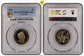 2021 $1 PR70DCAM