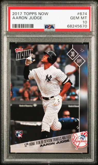 2017 Update Series #US166 Aaron Judge New York Yankees All