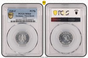 1940-F 50 Pfg J-372 MS64