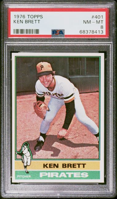 1975 Topps #228 George Brett Rookie Card - PSA NM-MT 8 on Goldin Auctions