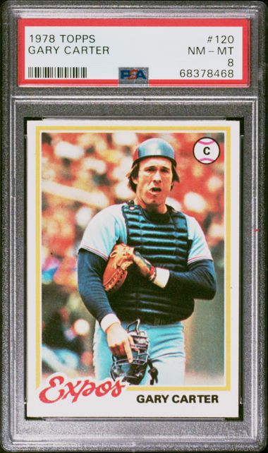 Gary Carter 1983 Topps Autographed Card