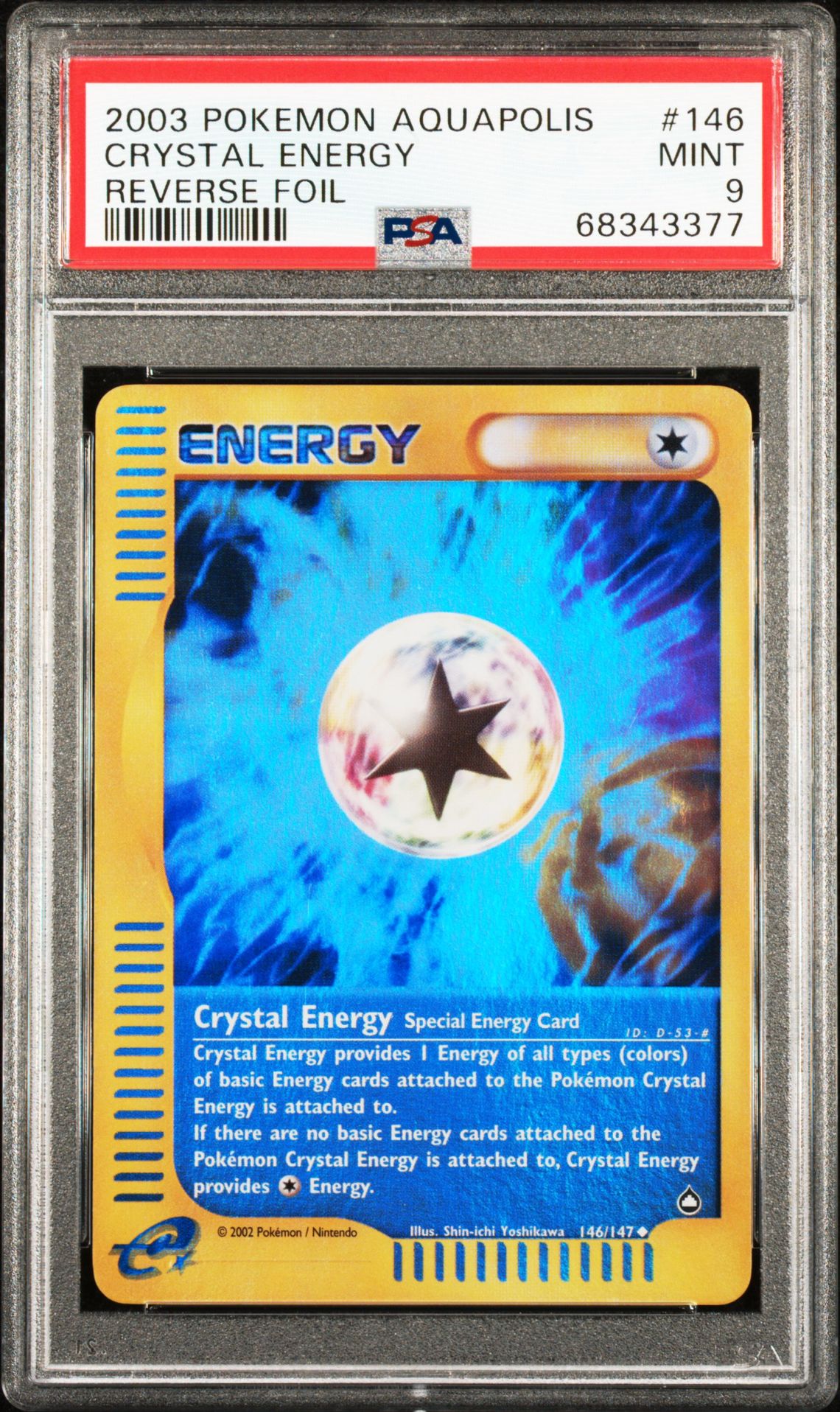 2003 Pokemon POKEMON AQUAPOLIS #146 Crystl.Enrgy-Rev.Foil front