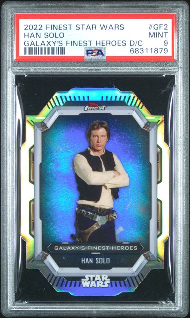 2022 Topps Topps Finest GALAXY'S FINEST HEROES D/C #GF2 Galaxy's Die-Cut Han front