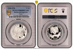 1996 € 14 Peace PR68DCAM