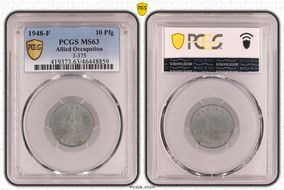 1948-F 10 Pfg J-375 MS63