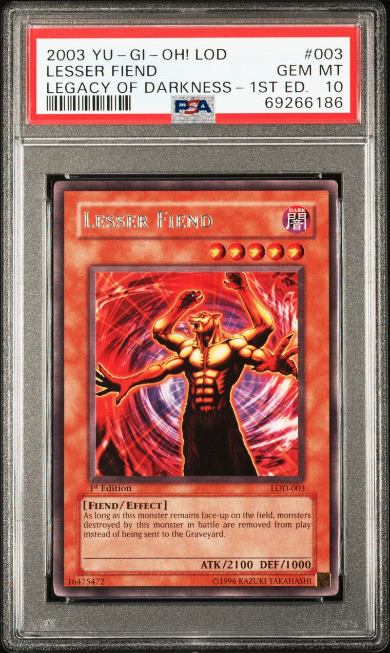 TCG, 2003 Yu-Gi-Oh! Legacy of Darkness 1st Edition Published