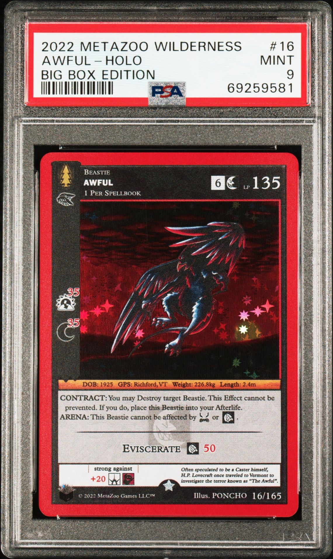 2022 METAZOO WILDERNESS Big Box Edition Awful-Holo front
