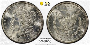 1882-S $1 MS65