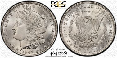 1891-CC $1 MS66