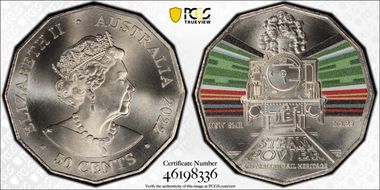 2022 50C NSW S. Maitland Rail No.25 Australian Rail Heritage MS69