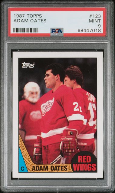 1987 Topps #123 Adam Oates front