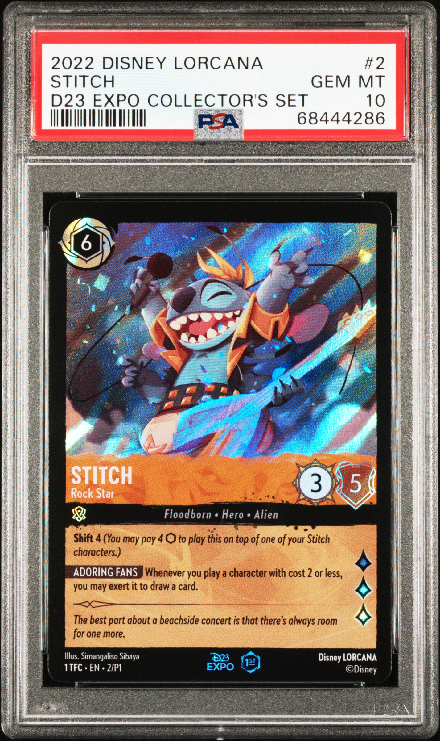 LORCANA ロルカナ D23 EXPO HOOK PSA9 LORCANA ロルカナ D23 EXPO HOOK PSA9 LORCANA ロルカナ D23