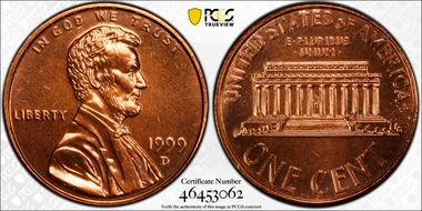 1999-D 1C MS66RD
