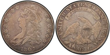 1807 50C Overton 111a, 50/20 VF20