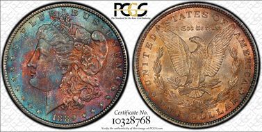 1889 $1 MS63