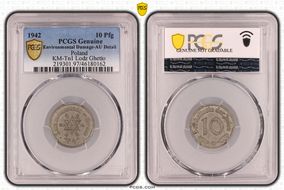 1942 10 Pfg KM-Tn1 Lodz Ghetto N1