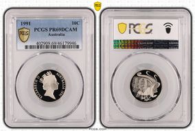 1991 10C PR69DCAM