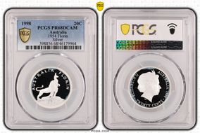 1998 20C 1954 Florin Silver PR68DCAM