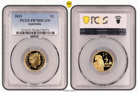2012 $2 PR70DCAM