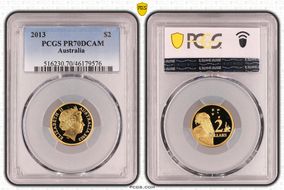2013 $2 PR70DCAM