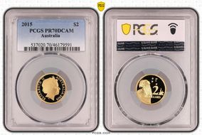 2015 $2 PR70DCAM