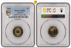 2012 $2 Remembrance Day MS66