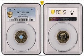 2022-C $2 Peacekeeping Colorized MS68