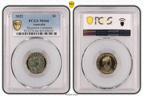 2022 $2 Socceroos Centenary MS66