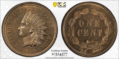 1859 1C MS63