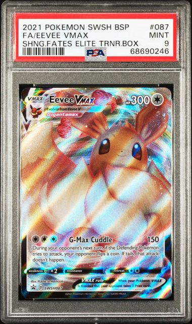  Pokemon Eevee Vmax & V - Black Star Promo - Card Lot