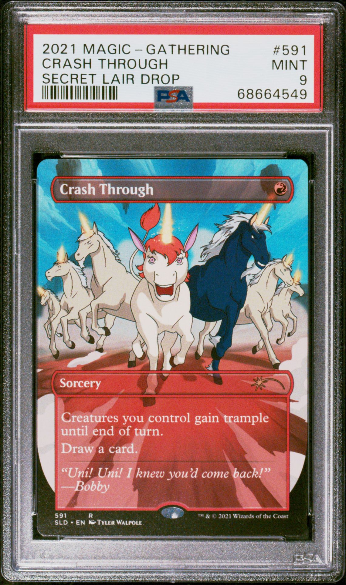 2021 MTG MAGIC THE GATHERING SECRET LAIR DROP SATURDAY MORNING D&D #591 Crash Through front