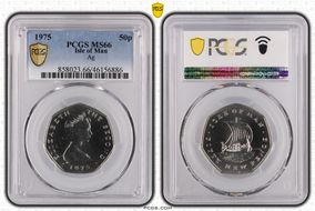 1975 50p Ag MS66