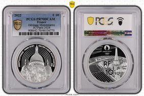 2022 € 10 Héritage Momtmartre JO Paris 2024 PR70DCAM