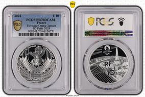 2022 € 10 Héritage Opéra Garnier JO Paris 2024 PR70DCAM