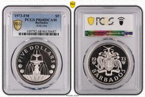 1973-FM $5 KM-16a PR68DCAM