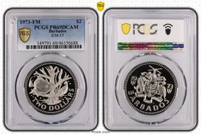 1973-FM $2 KM-15 PR69DCAM