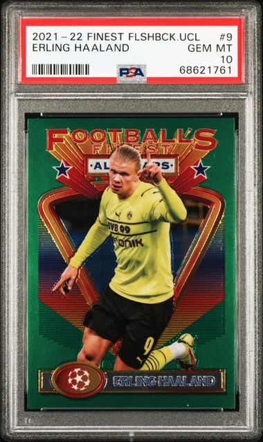2021-22 Topps Finest Flashback UEFA Champions League #9 Erling 