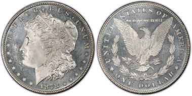 1878 7TF $1 Reverse of 1878 MS65PL