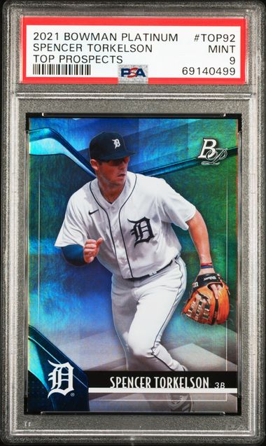 Spencer Torkelson Rookie 1st Edition 2021 Bowman 1st Edition