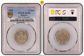 1925 2 Leva KM-38 Brussels AU55