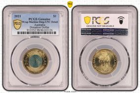 2021 $1 Donation Dollar Colorized N1