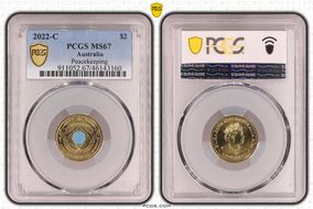 2022-C $2 Peacekeeping Colorized MS67