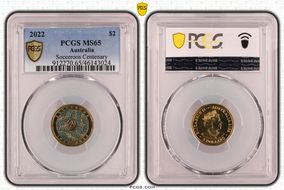 2022 $2 Socceroos Centenary MS65