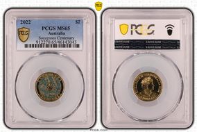 2022 $2 Socceroos Centenary MS65