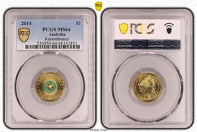 2014 $2 Remembrance - Colorized MS64